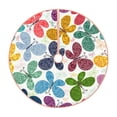 thumbnail image 1 of Bingfone Christmas Tree Skirt Mat Christmas Decoration Interior 48"-Colorful Butterflies, 1 of 8