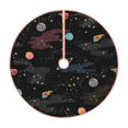 thumbnail image 1 of Bingfone Christmas Tree Skirt Mat Christmas Decoration Interior 48" -Galaxy, 1 of 6