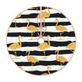 thumbnail image 1 of Bingfone Christmas Tree Skirt Mat Christmas Decoration Interior 48"-Gold Flamingo, 1 of 8
