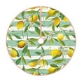thumbnail image 1 of Bingfone Christmas Tree Skirt Mat Christmas Decoration Interior 48"-Lemon, 1 of 8