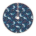 thumbnail image 1 of Bingfone Christmas Tree Skirt Mat Christmas Decoration Interior 48" -Sea Sharks, 1 of 6