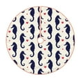 thumbnail image 1 of Bingfone Christmas Tree Skirt Mat Christmas Decoration Interior 48" -Seahorses and Hearts, 1 of 1