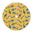 thumbnail image 1 of Bingfone Christmas Tree Skirt Mat Christmas Decoration Interior 48" -Shark Print, 1 of 6