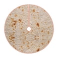 thumbnail image 1 of Bingfone Christmas Tree Skirt Mat Christmas Decoration Interior 48"-Tortilla, 1 of 8