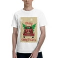 thumbnail image 1 of Bingfone Christmas Vintage Red Truck Men'S Loose Fit Short-Sleeve Pocket T-Shirt, 1 of 7