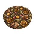thumbnail image 1 of Bingfone Chrysanthemum turkey Padded Round Bar Stool Cover Cushion with Elastic Fabric Round Chair Seat - Chrysanthemum turkey, 1 of 7