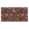 thumbnail image 1 of Bingfone Coffee And Flowers Large Gaming Mouse Pad,Extended Desk Mousepad With Stitched Edges,Non-Slip Base,29.5 X 16 In, 1 of 9