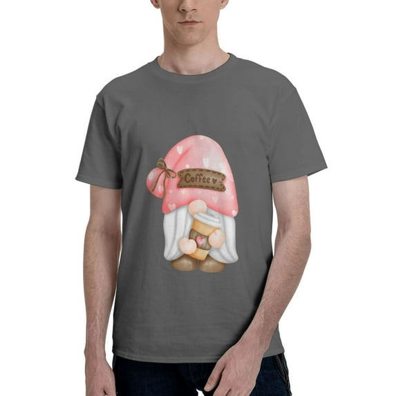 Bingfone Coffee Gnome (1) Men'S Loose Fit Short-Sleeve Pocket T-Shirt