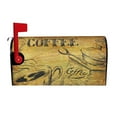 thumbnail image 1 of Bingfone Coffee Vintage Magnetic Mailbox Cover Standard Size For Garden Yard Outdoor Decorations-25.5x21 In, 1 of 7