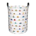 thumbnail image 1 of Bingfone Color Ships Waterproof Foldable Laundry Hamper Bucket with Handles for Storage Bin,Clothes Hamper (Medium ), 1 of 6