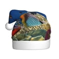 thumbnail image 1 of Bingfone Colorful Coral Reef Santa Hat for Adults,Unisex Christmas Hat Hats Extra Thicken Classic Plush for Christmas New Year Festive Holiday, 1 of 6