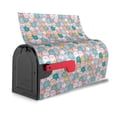 thumbnail image 1 of Bingfone Colorful Cute Pig Magnetic Mailbox Cover Standard Size for Garden Yard Outdoor Decorations-21x18 in, 1 of 7