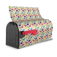 thumbnail image 1 of Bingfone Colorful Dinosaurs Magnetic Mailbox Cover Standard Size for Garden Yard Outdoor Decorations-21x18 in, 1 of 7