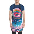 thumbnail image 1 of Bingfone Colorful Donut Apron Gifts For Men, Women Professional Grade Chef Apron for Kitchen,BBQ & Grill, 1 of 1
