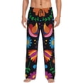 thumbnail image 1 of Bingfone Colorful Floral2 Mens All Over Print Sleep Pajama Pants-X-Large, 1 of 9