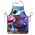 thumbnail image 1 of Bingfone Colorful Frog Among Flowers for Tie-up Apron, Unisex Waterproof and Stain-Resistant Bib Apron for Kitchen Garden Painting, 1 of 7