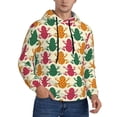 thumbnail image 1 of Bingfone Colorful Frogs Men's Drawstring Hoodie Long Sleeve Pocket Sweatshirts-3X-Large, 1 of 6