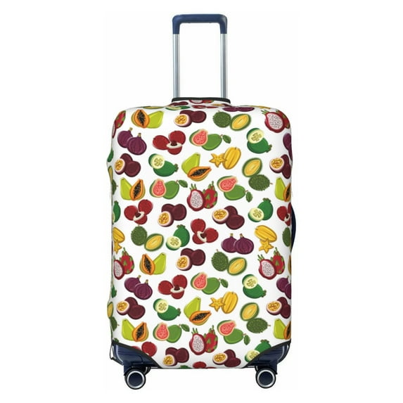 Bingfone Colorful Fruits Luggage Cover Washable Suitcase Cover Protector Anti-scratch Suitcase cover Fits 18-32 Inch Luggage