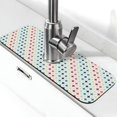 thumbnail image 1 of Bingfone Colorful Geometric Print Splash Guard for Sink Faucet,Super Absorbent Fast Drying Mat Sink-Splash Guard Behind Faucet Drip Catcher for Kitchen,Sink Mat,Dish Drying Mat, 1 of 8