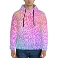 thumbnail image 1 of Bingfone Colorful Glitters Men'S Drawstring Hoodie Long Sleeve Pocket Sweatshirts-4x-Large, 1 of 9