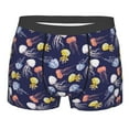 thumbnail image 1 of Bingfone Colorful Jellyfish Men's Underwear - Casual Stretch Boxer Briefs-XX-Large, 1 of 7