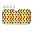 thumbnail image 1 of Bingfone Colorful Ping Pong Car Windshield Sunshade,Sun Foldable Sun Shield Sun Visor for Car - Small, 1 of 8