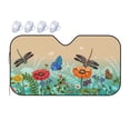 thumbnail image 1 of Bingfone Colorful Plants And Insects Car Windshield Sunshade,Sun Foldable Sun Shield Sun Visor For Car - Medium, 1 of 8