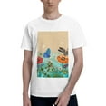 thumbnail image 1 of Bingfone Colorful Plants And Insects Men'S Loose Fit Short-Sleeve Pocket T-Shirt, 1 of 7