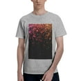 thumbnail image 1 of Bingfone Colorful Sparkling Men'S Loose Fit Short-Sleeve Pocket T-Shirt, 1 of 7