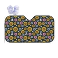 thumbnail image 1 of Bingfone Colorful Sunflowers Car Windshield Sun Shade Protector Keep Your Vehicle Cool Sun Shield Visor Cover Foldable for Car Truck SUV-Medium, 1 of 8