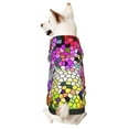 thumbnail image 1 of Bingfone Colorful Tie Dye Stained Glass 3 Dog Clothes Hoodie, Pet Winter Coat,Puppy Sweatshirts For Small Dogs Boy Girl,Suitable For All Breeds-Medium, 1 of 9
