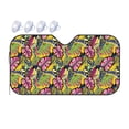 thumbnail image 1 of Bingfone Colrful Tropical Leaves Car Windshield Sunshade,Sun Foldable Sun Shield Sun Visor for Car - Medium, 1 of 8