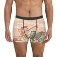thumbnail image 1 of Bingfone Combine harvester working with tractor Men's Underwear - Casual Stretch Boxer Briefs-Small, 1 of 5