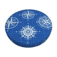 thumbnail image 1 of Bingfone Compass Padded Round Bar Stool Cover Cushion with Elastic Fabric Round Chair Seat - Compass, 1 of 7