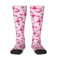 thumbnail image 1 of Bingfone Compression Socks For Women And Men Long Socks For Running Athletic Cycling Nurse-Breast Cancer Ribbons Awareness, 1 of 9
