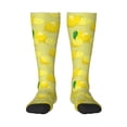 thumbnail image 1 of Bingfone Compression Socks For Women And Men Long Socks For Running Athletic Cycling Nurse-Bright Lemons, 1 of 9