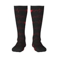 thumbnail image 1 of Bingfone Compression Socks For Women And Men Long Socks For Running Athletic Cycling Nurse-Cardiogram And Heart, 1 of 9