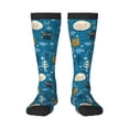 thumbnail image 1 of Bingfone Compression Socks For Women And Men Long Socks For Running Athletic Cycling Nurse-Cute Colorful Owls And Trees, 1 of 9
