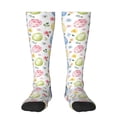 thumbnail image 1 of Bingfone Compression Socks For Women And Men Long Socks For Running Athletic Cycling Nurse-Easter Egg3, 1 of 9