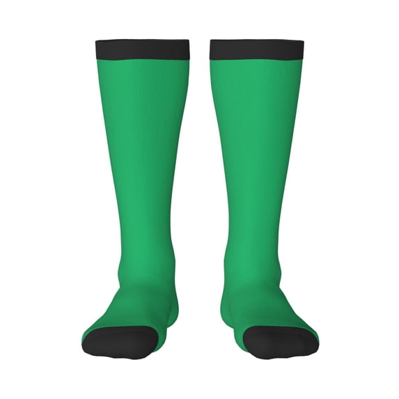 Bingfone Compression Socks For Women And Men Long Socks For Running Athletic Cycling Nurse-Forestgreen