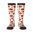 thumbnail image 1 of Bingfone Compression Socks For Women And Men Long Socks For Running Athletic Cycling Nurse-Fresh Red Tomato, 1 of 9