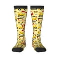 thumbnail image 1 of Bingfone Compression Socks For Women And Men Long Socks For Running Athletic Cycling Nurse-Funny Construction Vehicles, 1 of 9