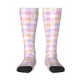 thumbnail image 1 of Bingfone Compression Socks For Women And Men Long Socks For Running Athletic Cycling Nurse-Heart Buffalo Plaid, 1 of 9