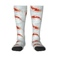thumbnail image 1 of Bingfone Compression Socks For Women And Men Long Socks For Running Athletic Cycling Nurse-Koi Fish Corals,Spring Summer, 1 of 9