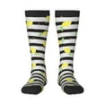 thumbnail image 1 of Bingfone Compression Socks For Women And Men Long Socks For Running Athletic Cycling Nurse-Lemon, 1 of 9