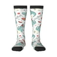 thumbnail image 1 of Bingfone Compression Socks For Women And Men Long Socks For Running Athletic Cycling Nurse-Music Lover Dinosaur, 1 of 9