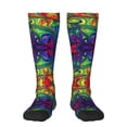 thumbnail image 1 of Bingfone Compression Socks For Women And Men Long Socks For Running Athletic Cycling Nurse-Pride Rainbow, 1 of 9