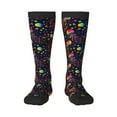 thumbnail image 1 of Bingfone Compression Socks For Women And Men Long Socks For Running Athletic Cycling Nurse-Rainbow Jellyfishes, 1 of 9