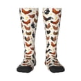 thumbnail image 1 of Bingfone Compression Socks For Women And Men Long Socks For Running Athletic Cycling Nurse-Roosters And Chickens, 1 of 9