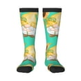 thumbnail image 1 of Bingfone Compression Socks For Women And Men Long Socks For Running Athletic Cycling Nurse-Sunflower Gnomes5, 1 of 9